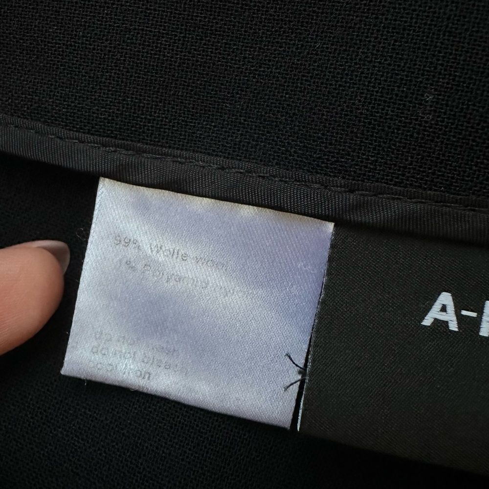 AKRIS Black Wool Trousers Pants Size 4 - Picture 6 of 8